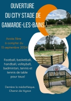 Ouverture du City Stade