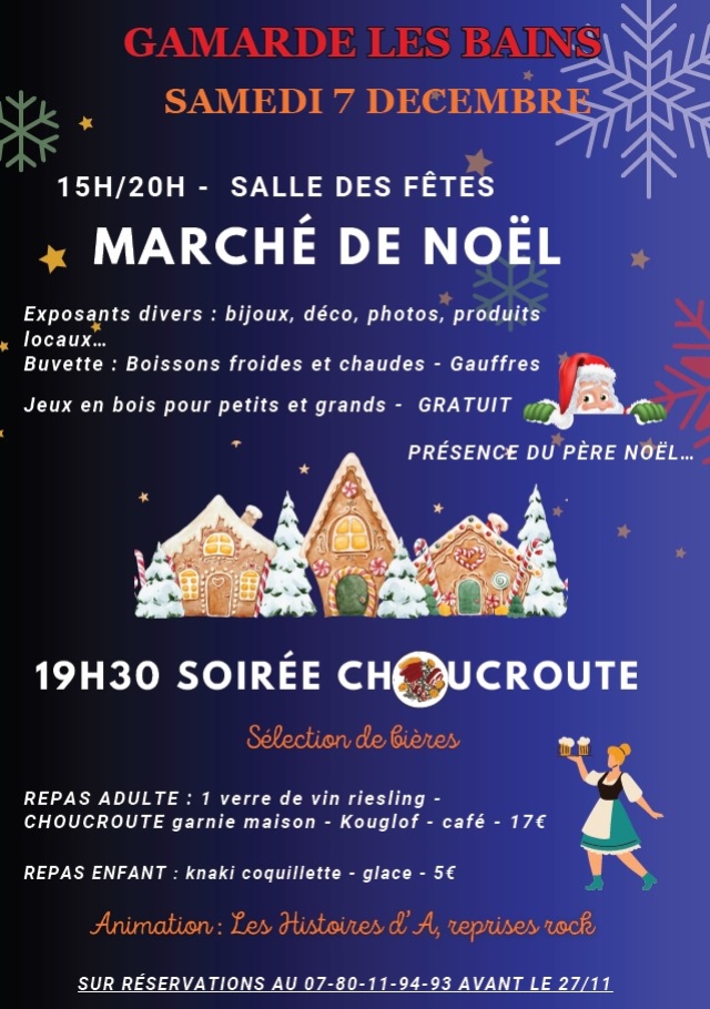 Marché de Noël le dimanche 7 décembre